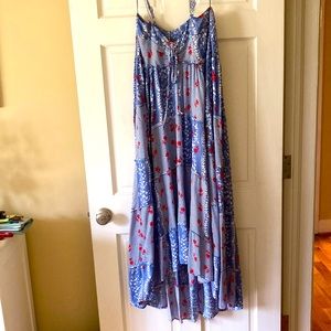 Hi low hem boho dress